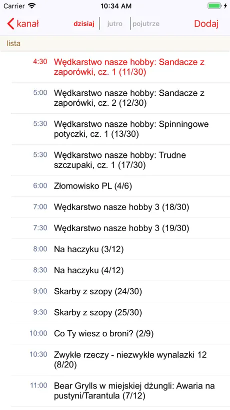 Program TV w Polsce