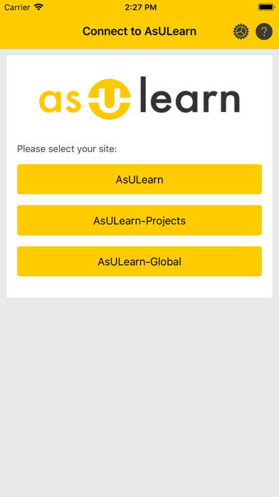 AsULearn screenshot 2