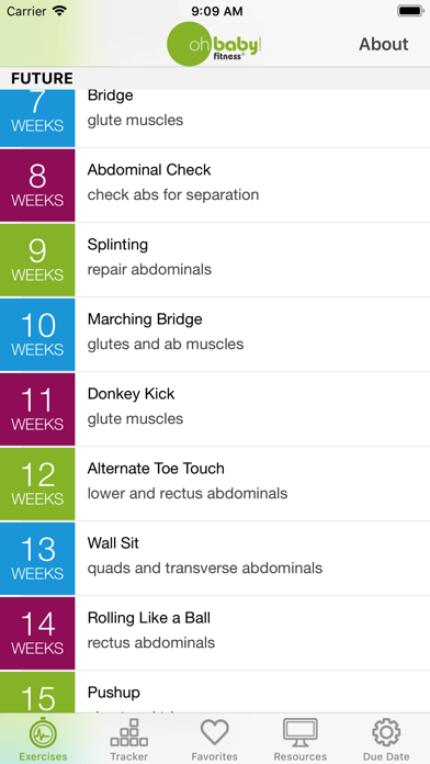 Screenshot #1 pour Oh Baby! Mom and Baby Exercise