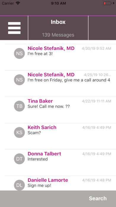 App screenshot