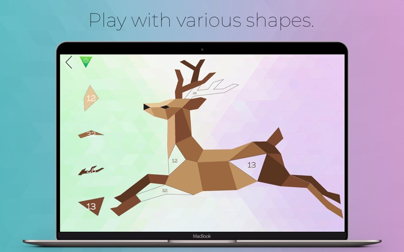 Screenshot #2 pour Poly Jigsaw - Art by number
