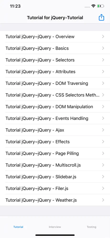 Tutorial for jQuery