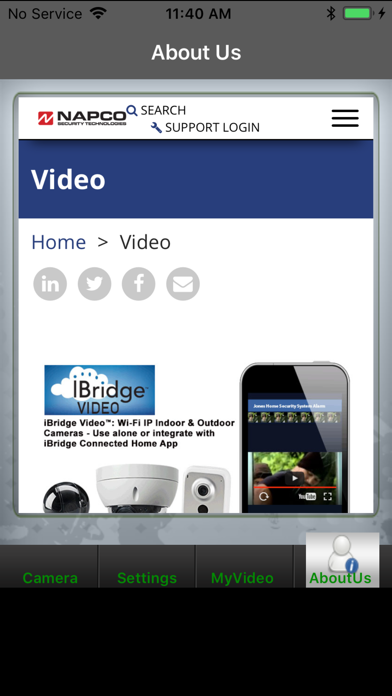 iSeeVideo iPhone screenshot