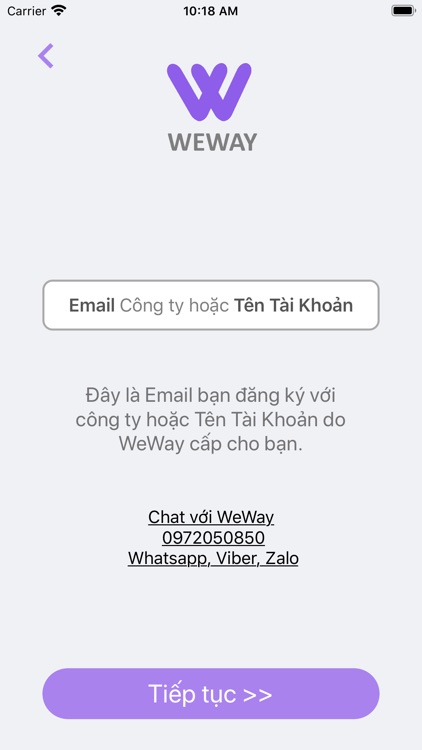 WeWay – Ứng lương khi bạn cần