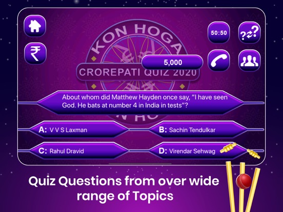 Screenshot #5 pour Crorepati Quiz Hindi & English