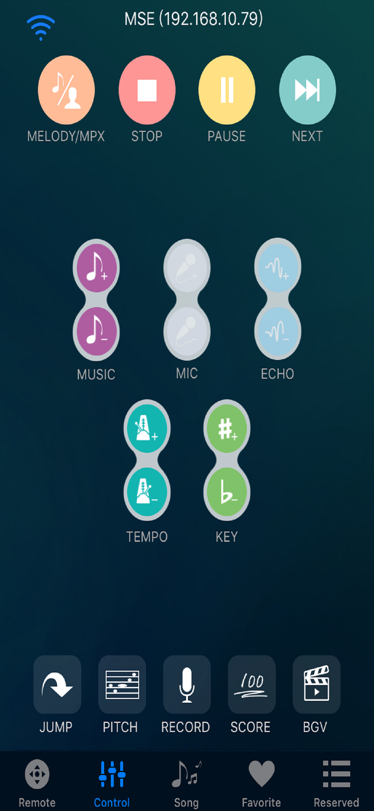 Maestro Karaoke Remote