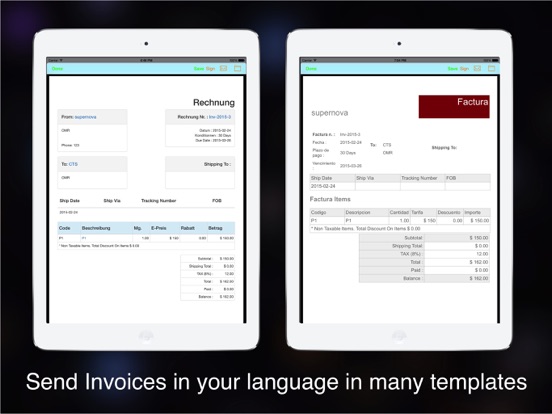 Screenshot #5 pour Cloud Invoice: Invoice and PDF