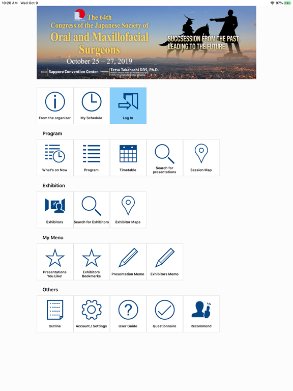 JSOMS2019 app screenshot 3