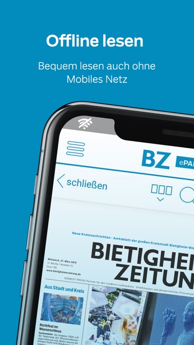 BZ ePaper Screenshot