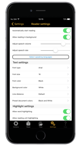 OneStep Reader screenshot