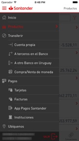 Santander Uruguay screenshot