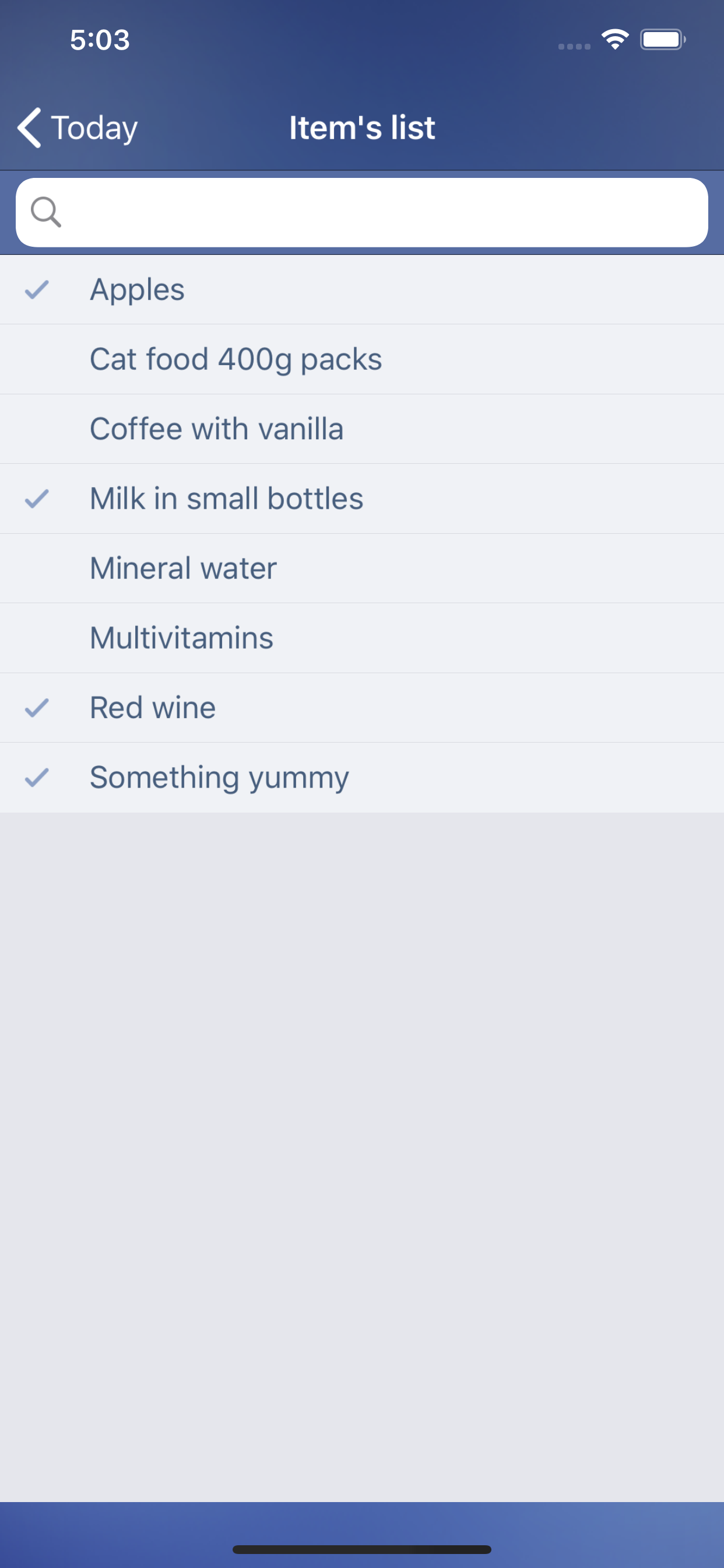 Just Buy! shopping list screenshot 3
