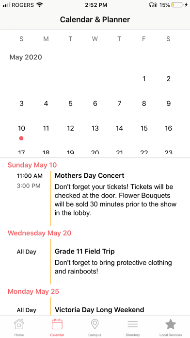 App screenshot