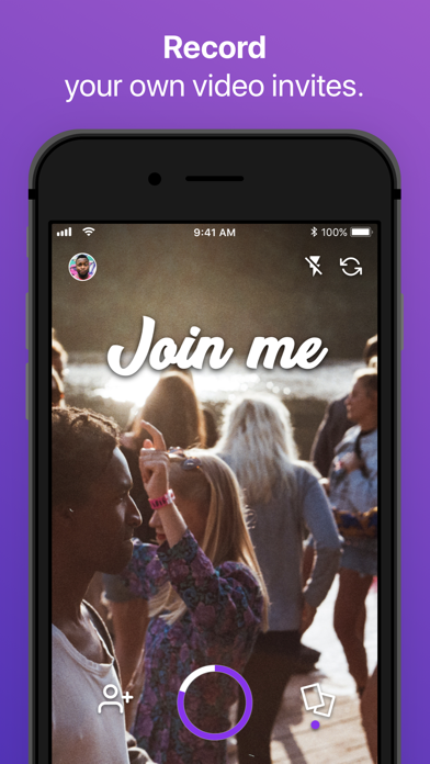 JoinMe - Video Invitations screenshot 3