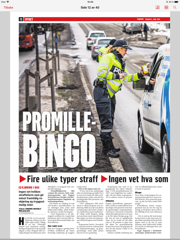 Screenshot #6 pour Dagbladet Pluss