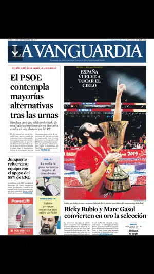 La Vanguardia edición impresa screenshot 2