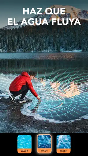 Captura de pantalla de Motionleap De Lightricks en iPhone 5
