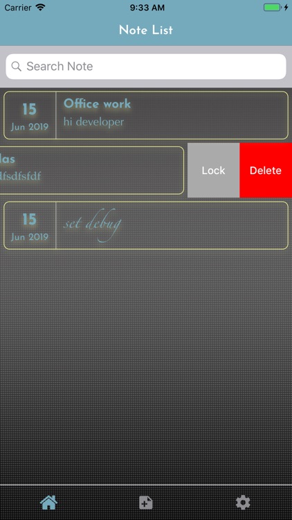 Secure Note-Save you notes