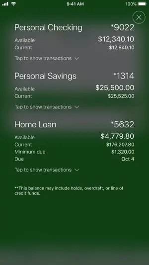 First City Credit Union Mobile screenshot 1