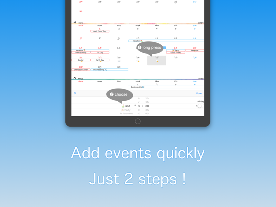 Screenshot #5 pour EzCal ~Quick Calendar~