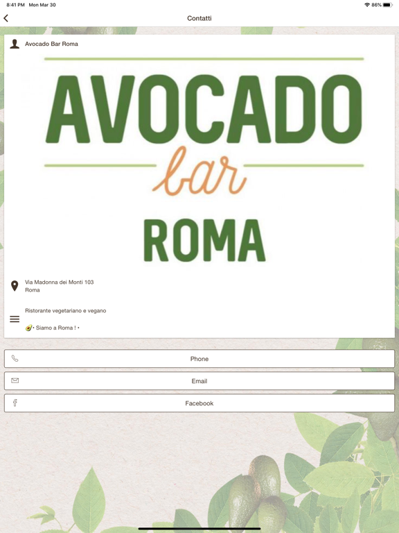 Screenshot #5 pour AVOCADO BAR ROMA