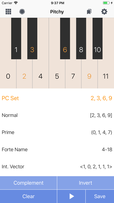 Pitchy iPhone screenshot 1 - Music app