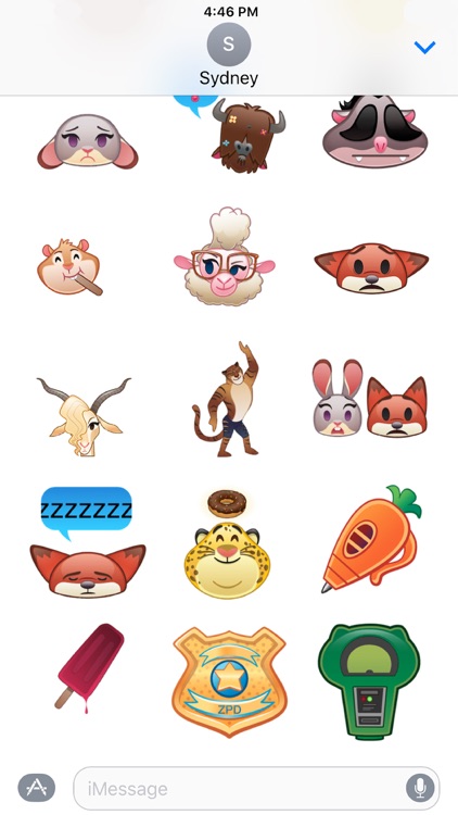 Disney Stickers: Zootopia