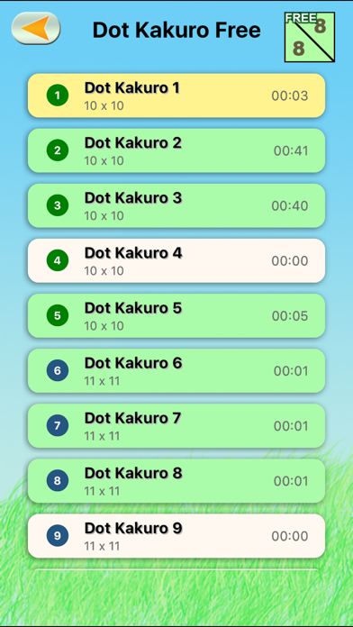 Kakuro Challenge - Cross Sum Screenshot
