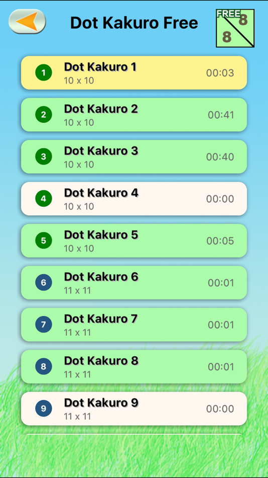 #5. Kakuro Challenge - Cross Sum (iOS) 由: Stanley Lam