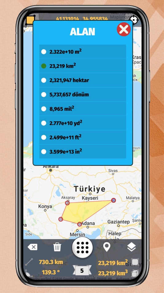 #3. GPS Alan Ölçümü Lite (iOS) 由: Oceanic Software