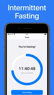 fasting tracker & diet app iphone screenshot 1