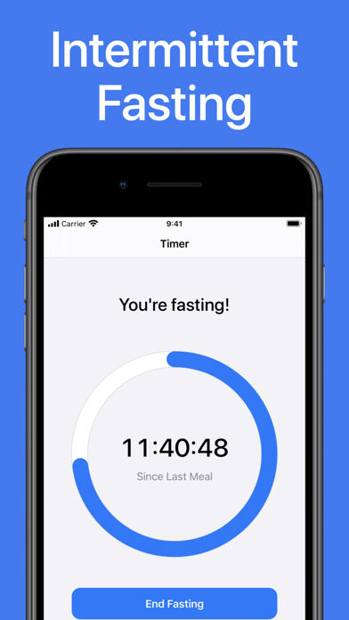 Screenshot #1 pour Fasting Tracker & Diet App