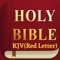 Icon Red Letters King James Version