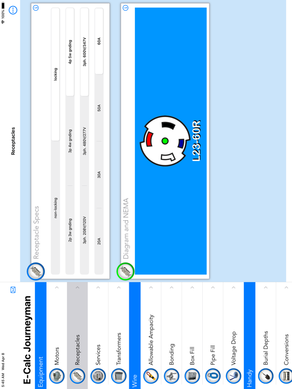 Screenshot #5 pour E-Calc Journeyman 2021