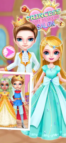 Game screenshot Prinsesse Prom Makeup Slon apk