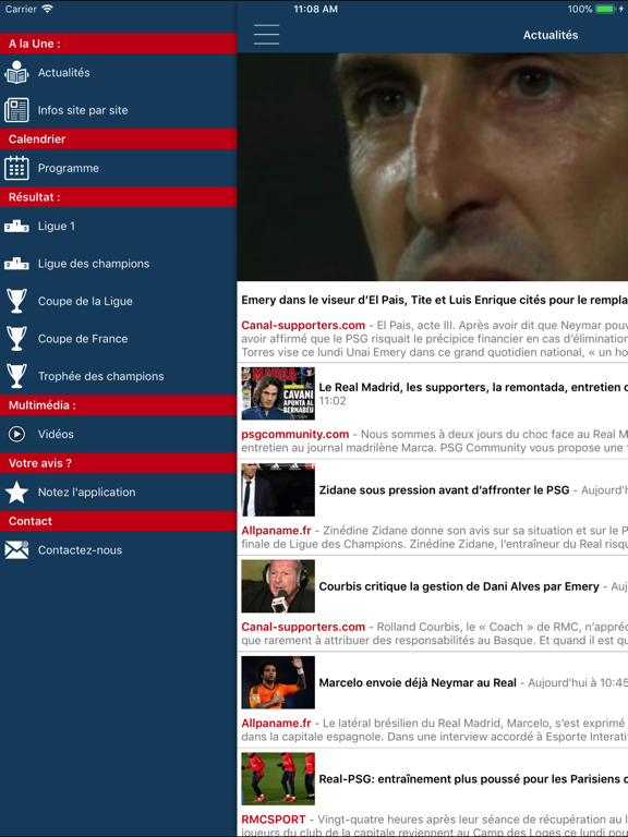 Screenshot #6 pour Paris Foot Actu