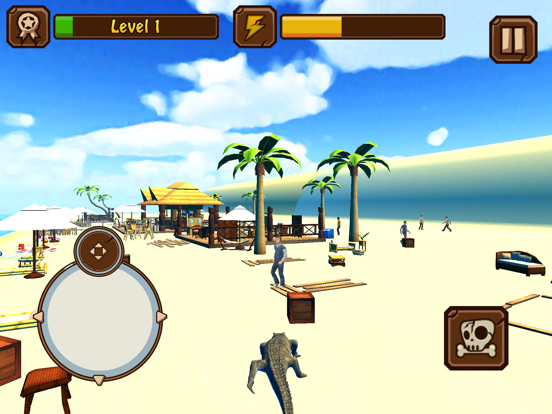 Crocodile Attack 3D iPad screenshot 4 - Games app