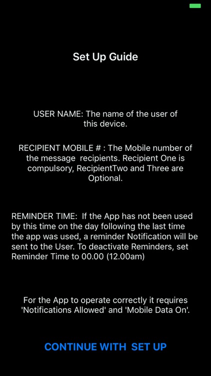 I'm OK for friends and family