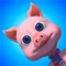 PocketPiglet is a cute 3D animated piglet who lives inside your phone