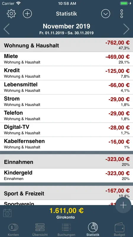 Mein Haushaltsbuch screenshot 7 of 10