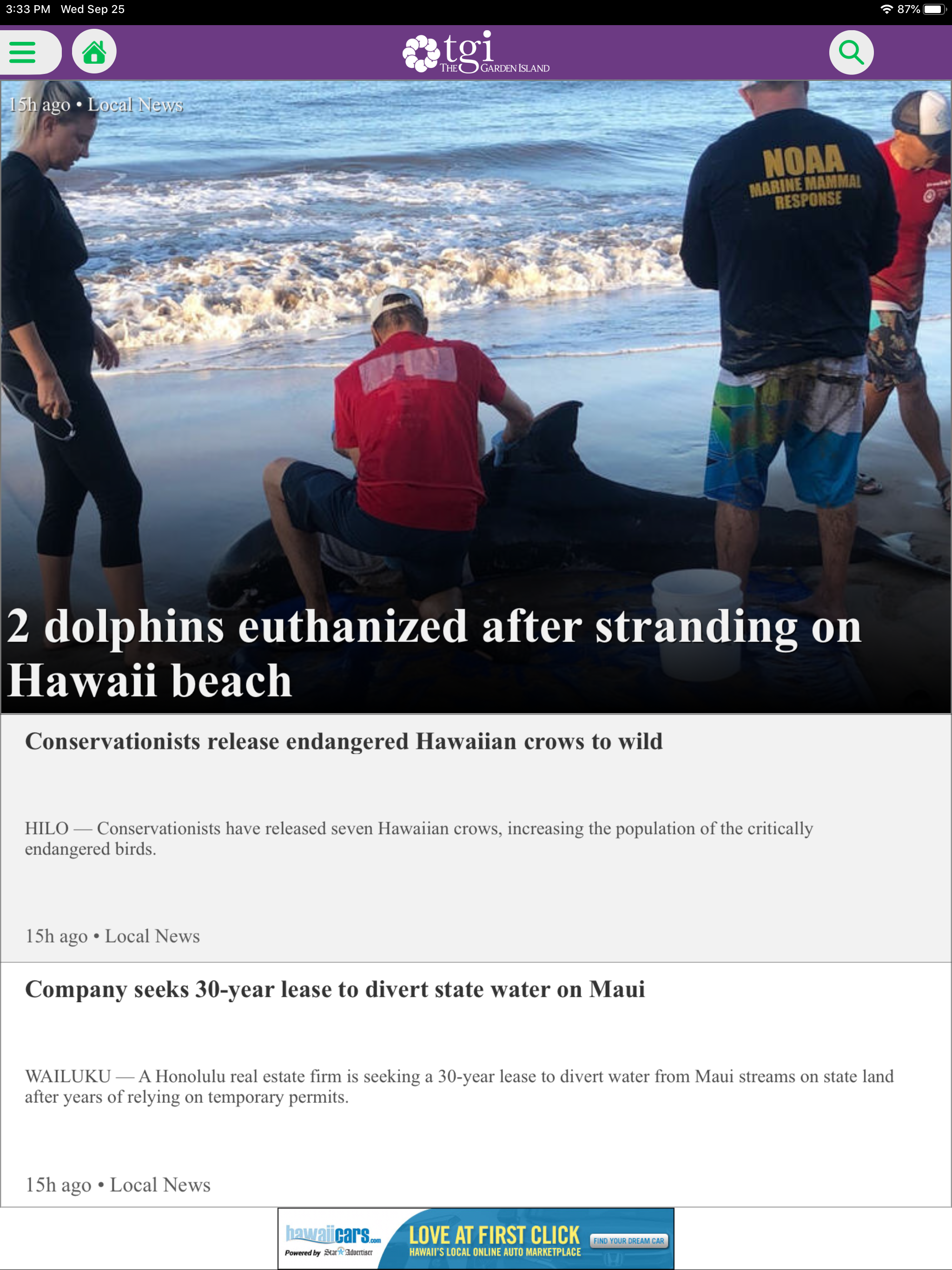 The Garden Island News