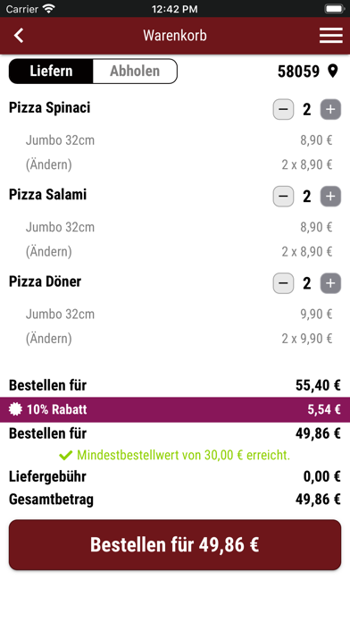 Screenshot #2 pour Dönerhaus Haspe