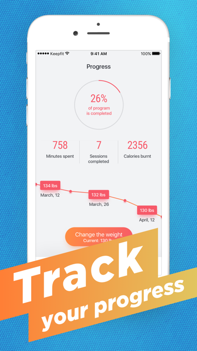 KeepFit – Weight Loss Fitness Screenshot