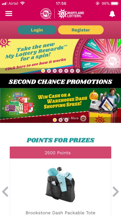 MD Lottery-My Lottery Rewards