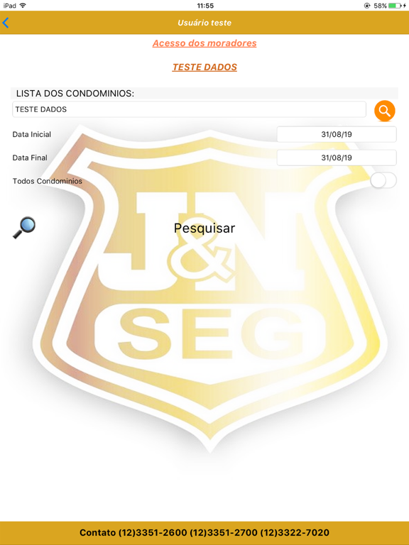 Screenshot #5 pour JNSEG Portaria Virtual