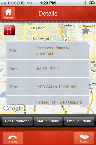 Free Stampede Breakfasts screenshot 3