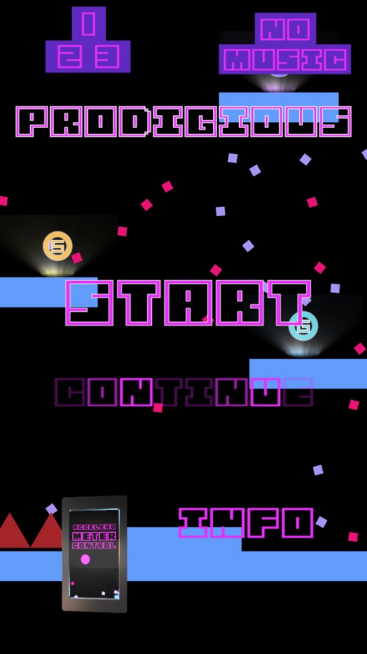 Purple Ball Bounce - 1.2 - (iOS)