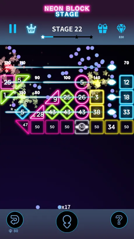 Bricks Breaker Neon 9