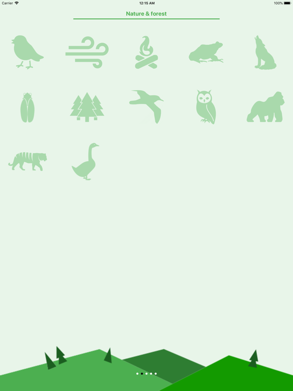 Nature Sounds iPad screenshot 2 - Entertainment app