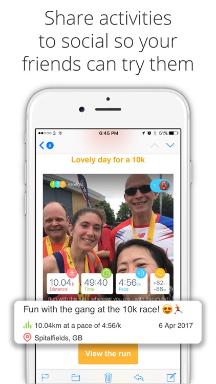 Racefully social fitness screenshot-6